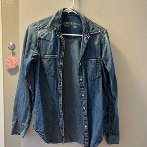 Gap 1969 denim button up, excellent condition